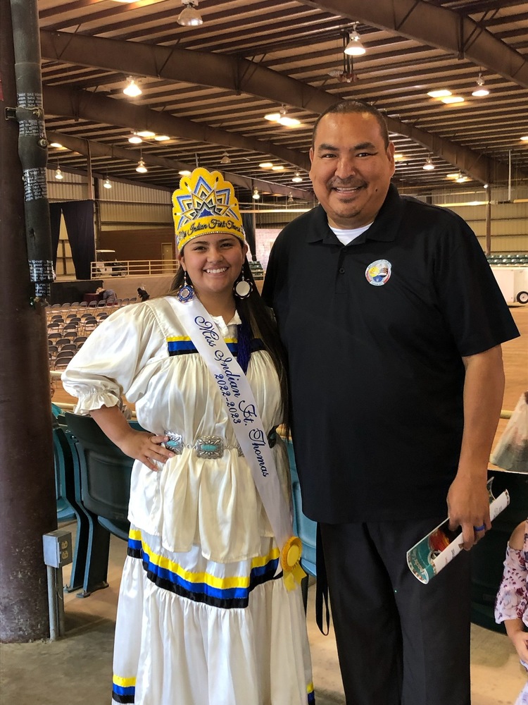 Incoming Principal Jayson Stanley & newly crowned  MIFT Veronica Bonilla