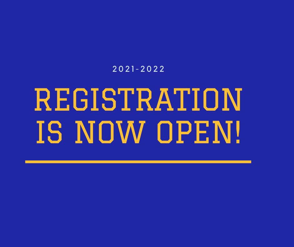 21-22 Registration is Open