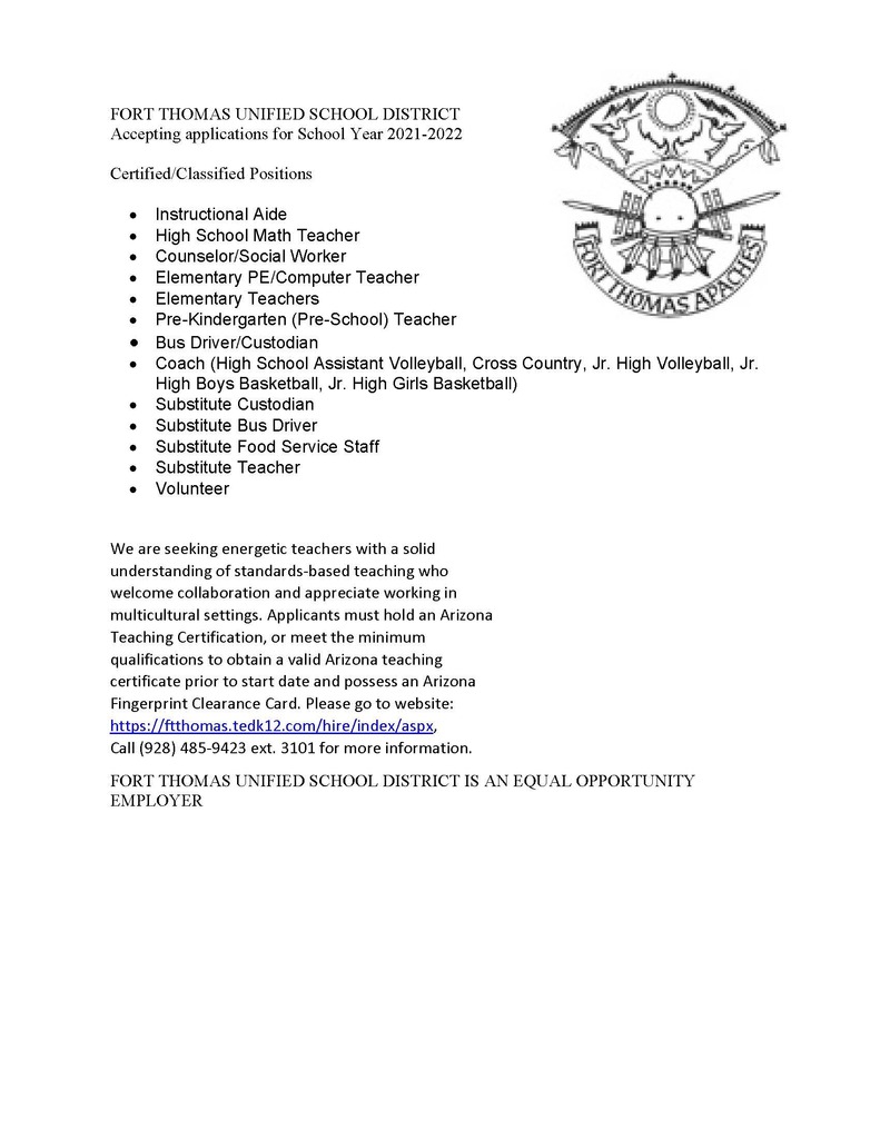 Employment Opportunities