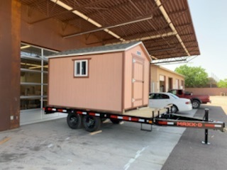 FTHS Carpentry Class - Shed Delivery 5/4/2022